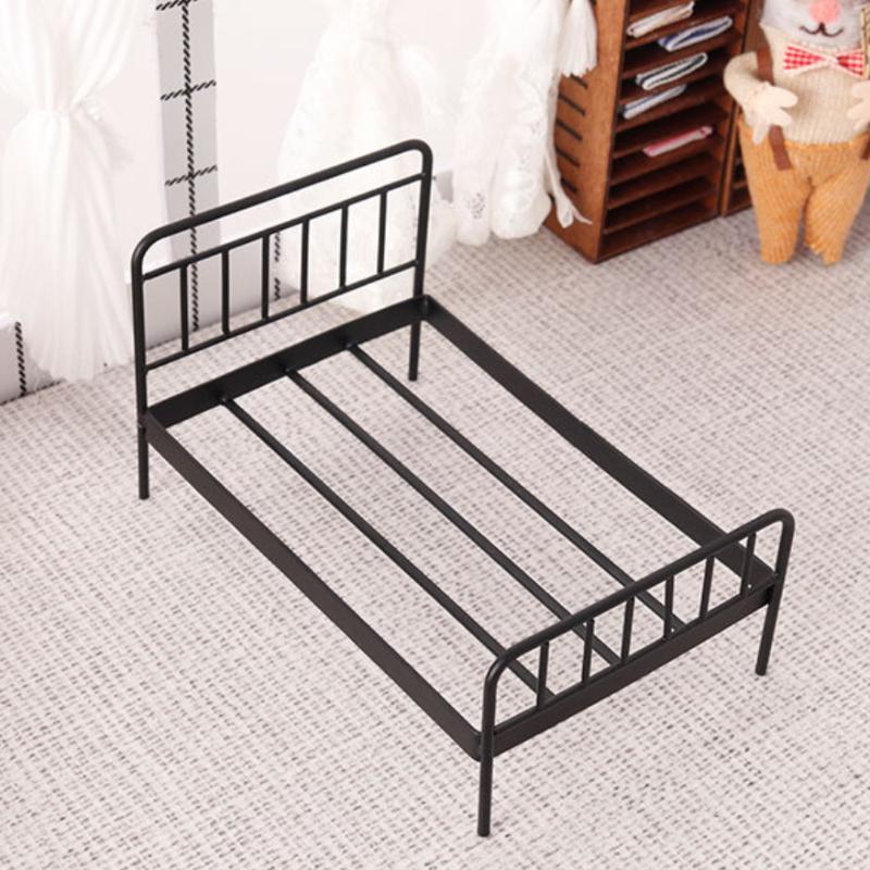 Bedroom Furniture - 1 adet 1:12 Dollhouse Minyatür Demir