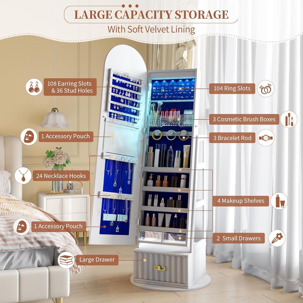 63 inç Tam Boy Aynalı Dolap, D - Storage incelemesi ve fiyatı