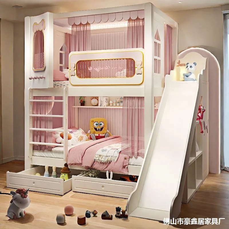 Sağlam Yüksek ve Alçak İki Kat - Bunk Bed With Stairs And Slide incelemesi ve fiyatı