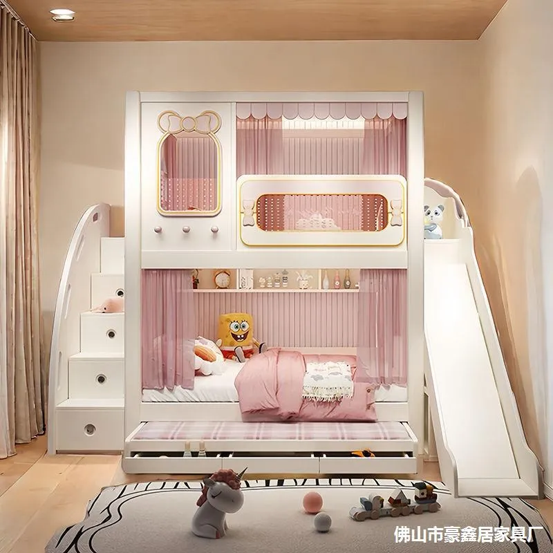 Sağlam Yüksek ve Alçak İki Kat - Bunk Bed With Stairs And Slide incelemesi ve fiyatı