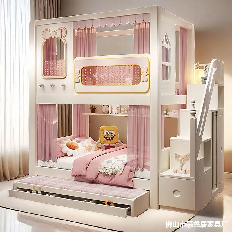 Sağlam Yüksek ve Alçak İki Kat - Bunk Bed With Stairs And Slide incelemesi ve fiyatı