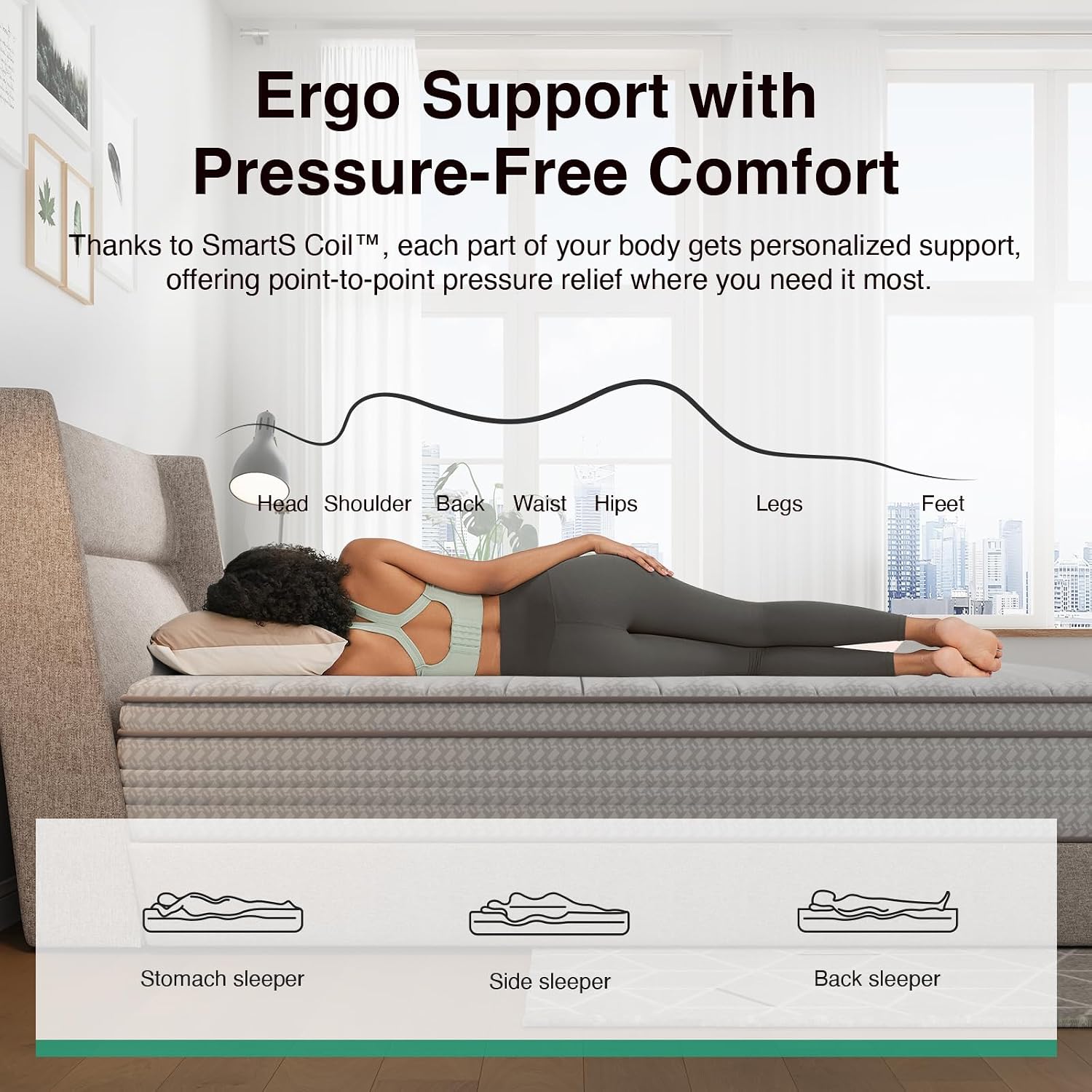 12 İnç, Queen Boyutu, Yaylı İç - Memory Foam Mattress In A Box Queen incelemesi ve fiyatı