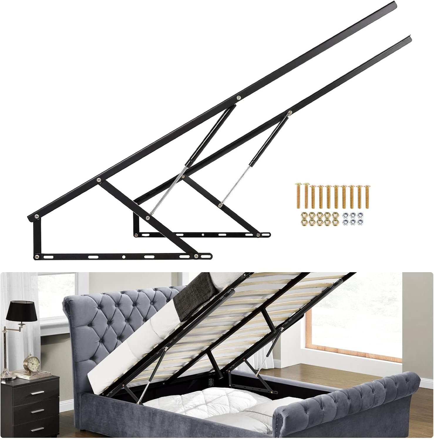 4.6 FT Yatak Kaldırma Mekanizm - Gas Lift Storage Bed Hydraulic incelemesi ve fiyatı