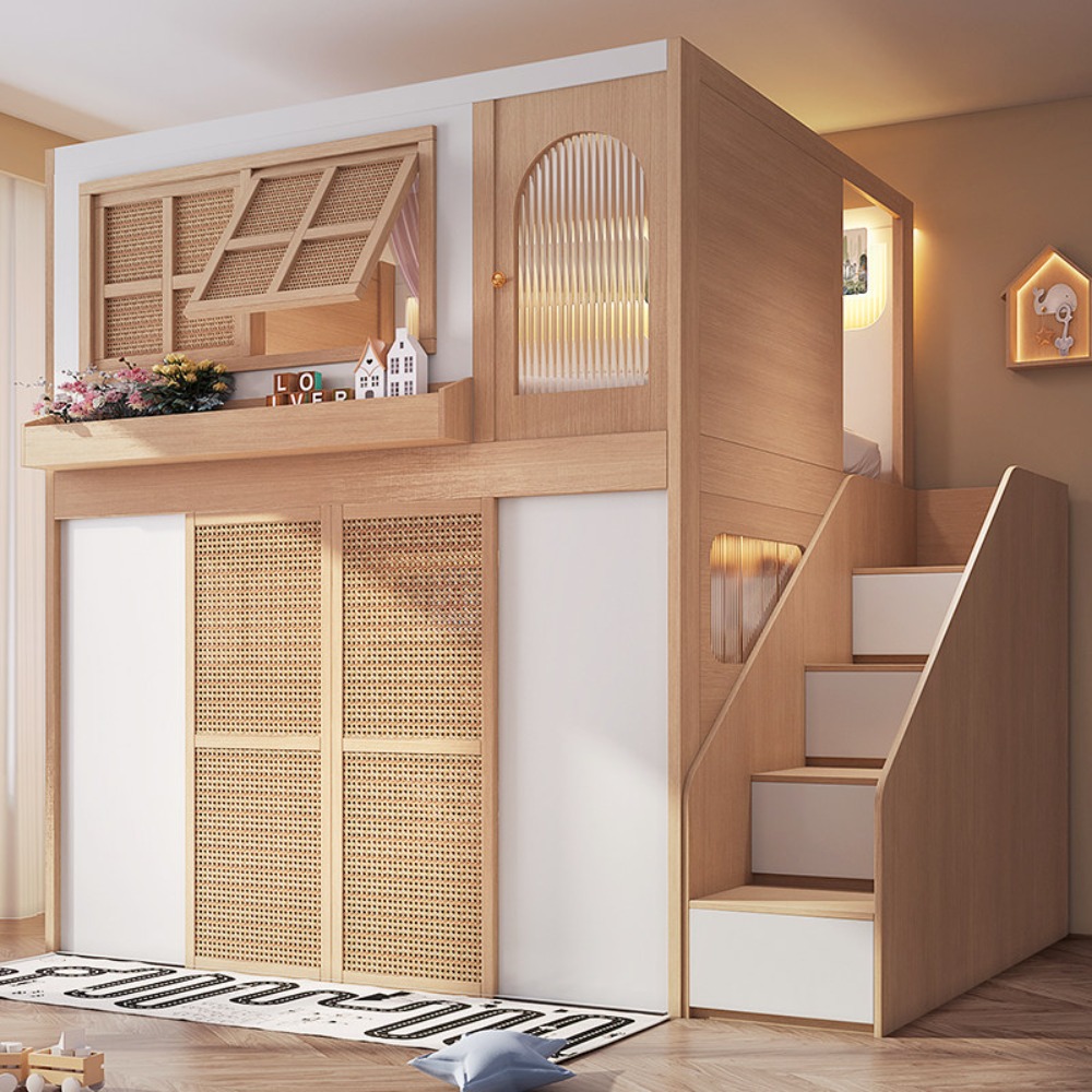 Kardeşler için Ayrı Gizlilik A - Bunk Bed With Stairs And Slide incelemesi ve fiyatı