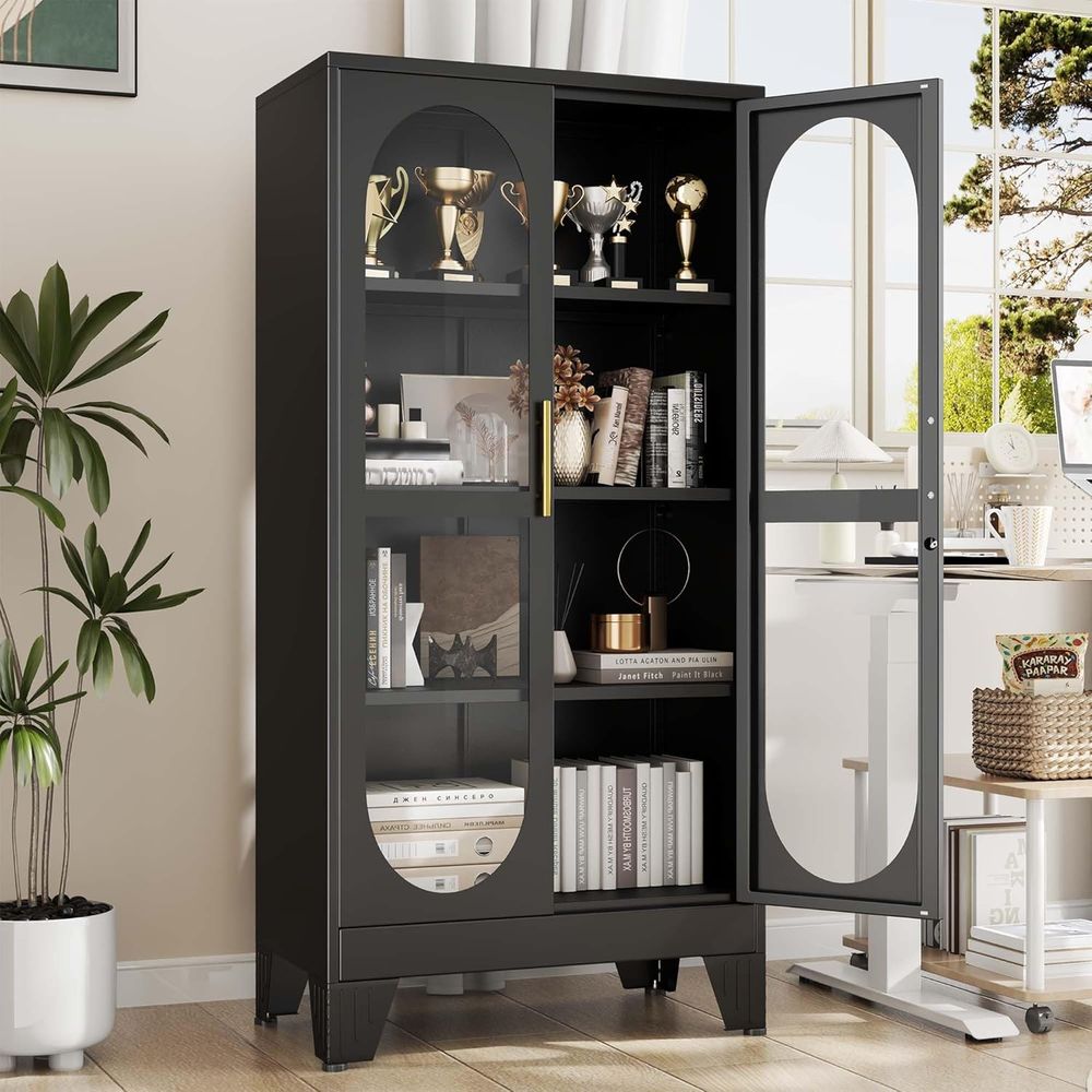 61 inç Kilitli Cam Vitrin, Met - Storage incelemesi ve fiyatı