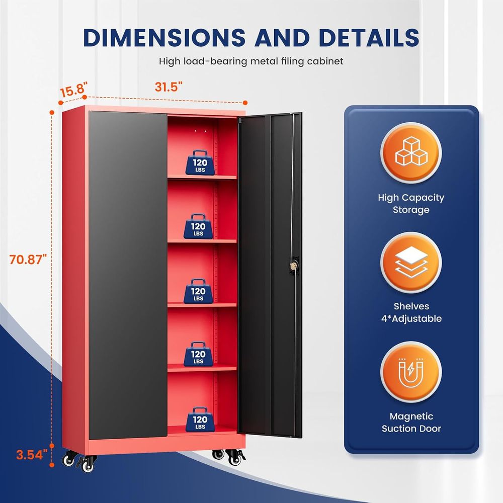 Kilitlenebilir Kapılı ve Ayarl - Storage incelemesi ve fiyatı